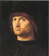 Antonello da Messina Portrait of a Man (mk05) oil